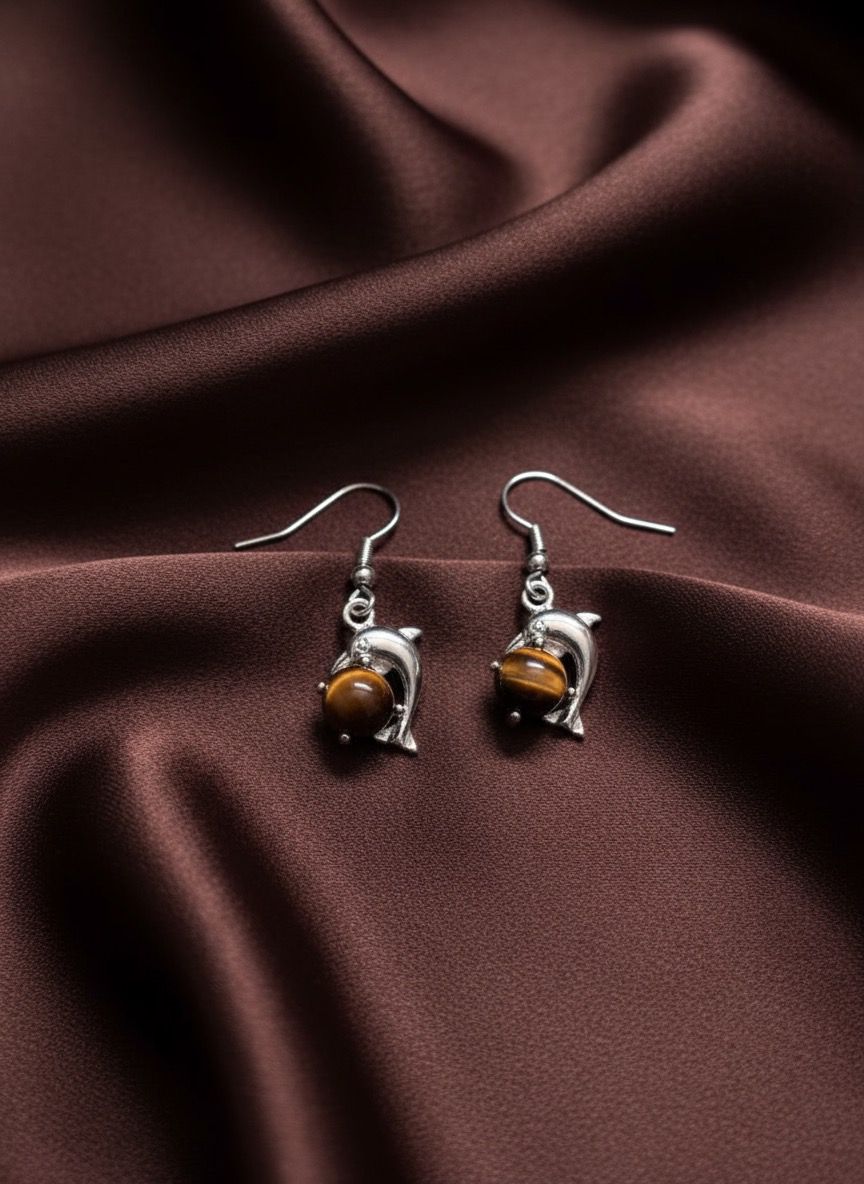 Evaarah - Tigers Eye Earring - For Courage